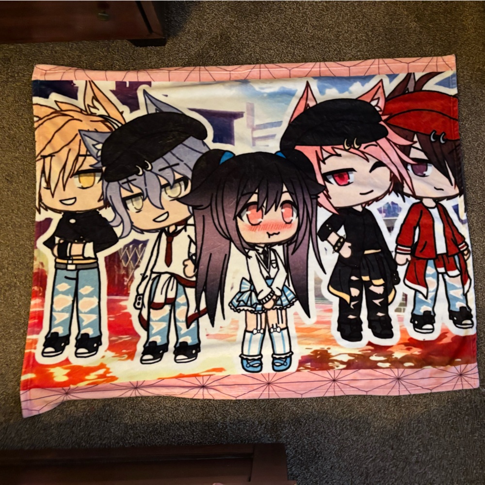 Anime Gacha Life Soft Throw Blanket 40x50in